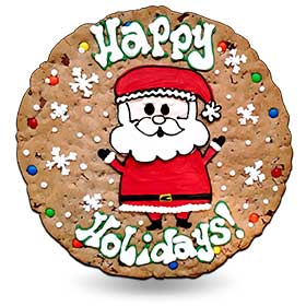 Merry Christmas - Happy Valentines Day Cookies from CookieLovers Toronto